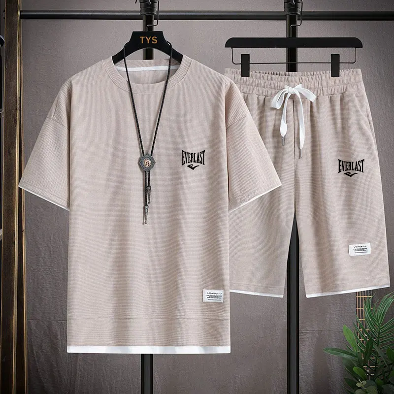 2026 Waffle Pattern 2 Piece Me - Summer Clothing Styles Men reseña y precio