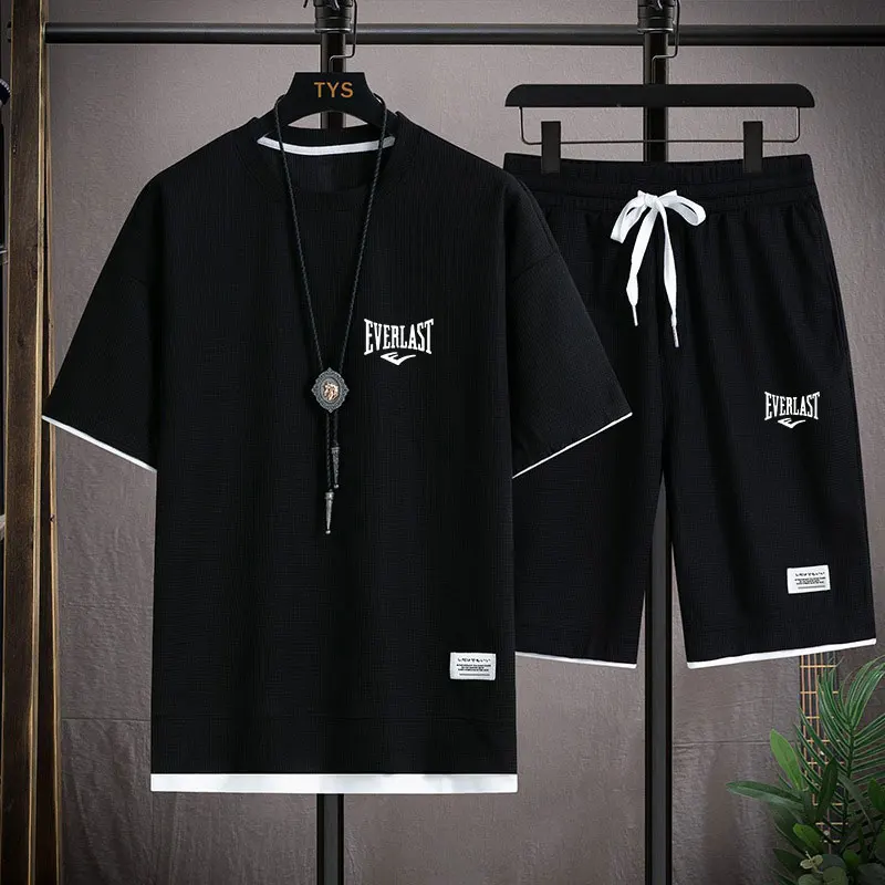 2026 Waffle Pattern 2 Piece Me - Summer Clothing Styles Men reseña y precio