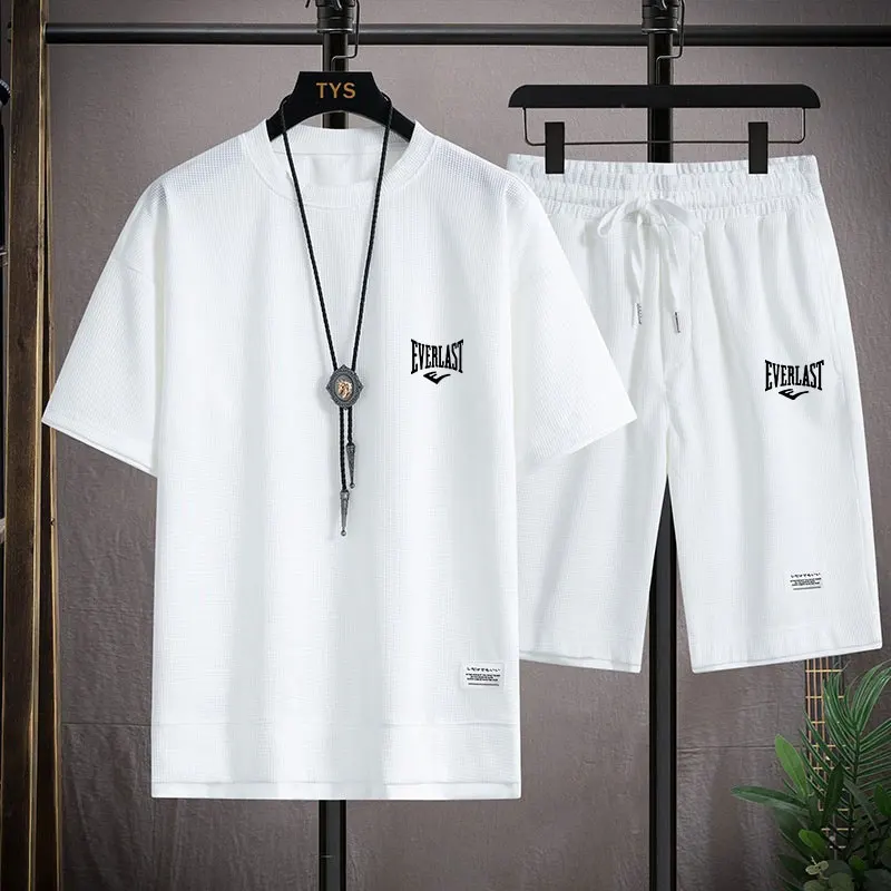 2026 Waffle Pattern 2 Piece Me - Summer Clothing Styles Men reseña y precio