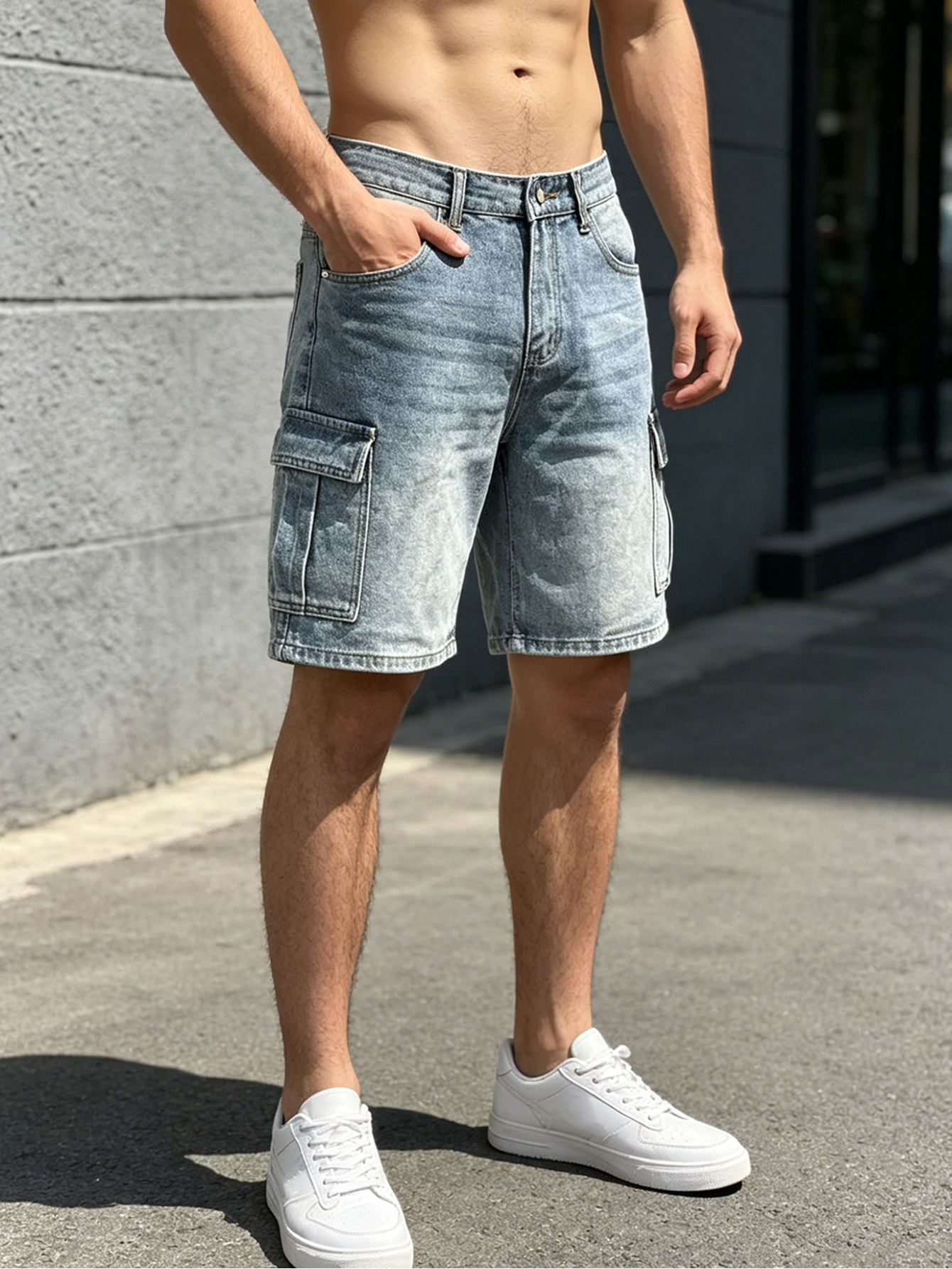 Men workwear Jeans Denim Pants - Summer Clothing Styles Men reseña y precio