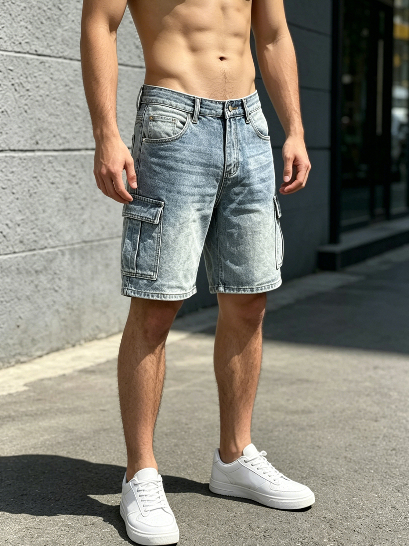 Men workwear Jeans Denim Pants - Summer Clothing Styles Men reseña y precio