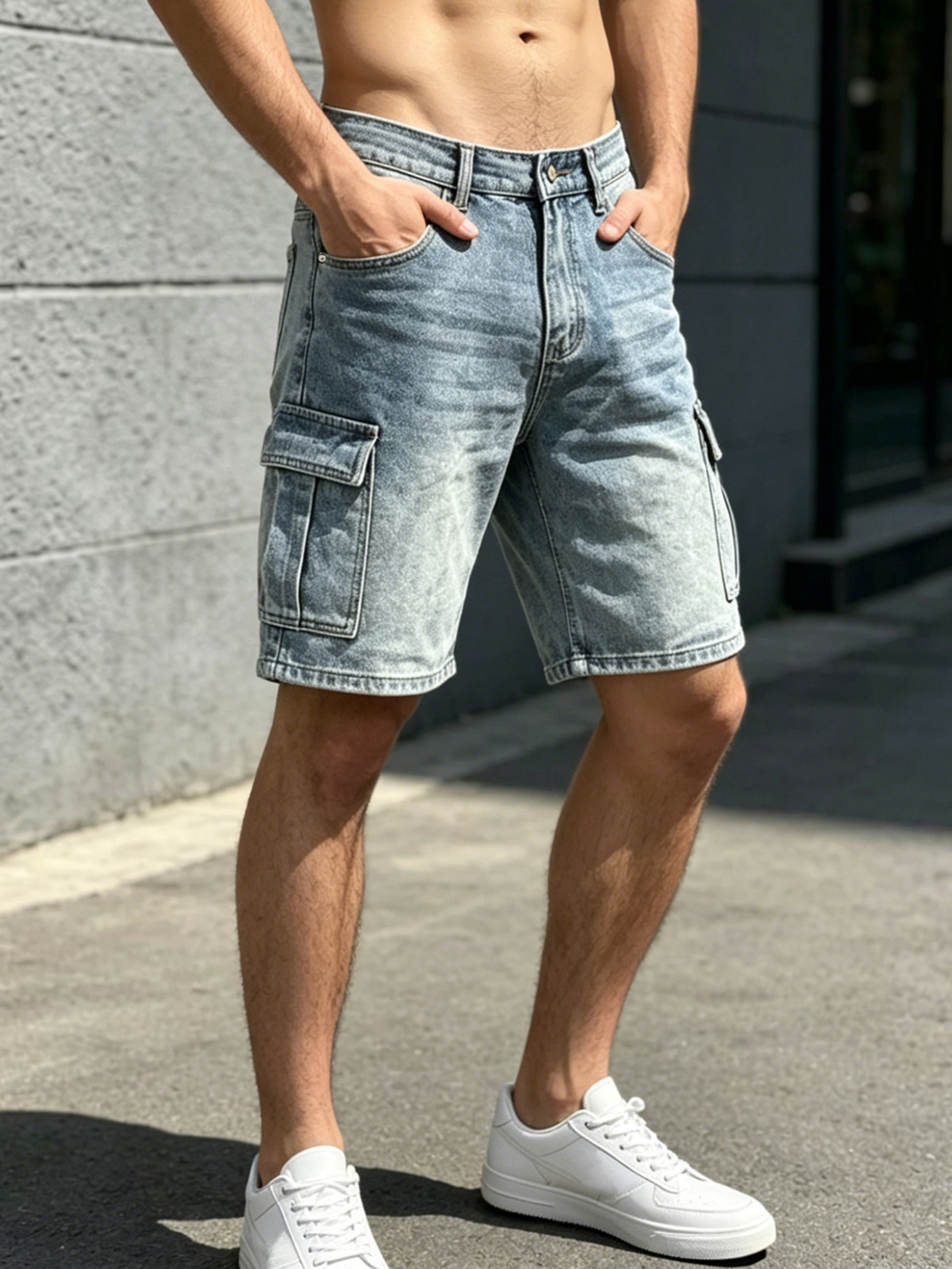 Men workwear Jeans Denim Pants - Summer Clothing Styles Men reseña y precio