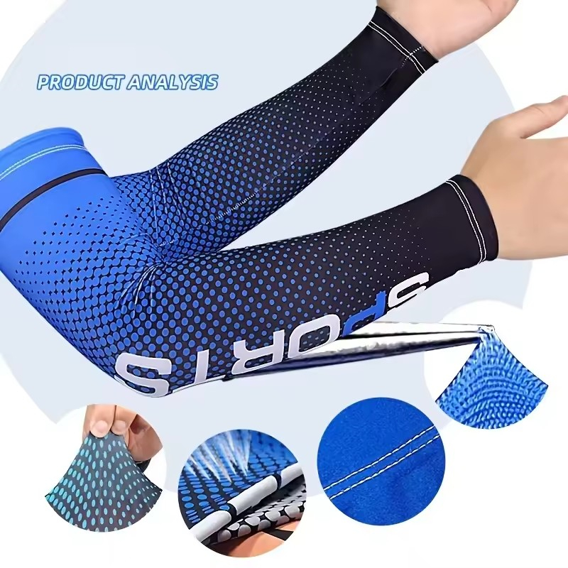 Cooling Ice Silk Arm Sleeves 2 - Rash Guard Long Sleeve reseña y precio