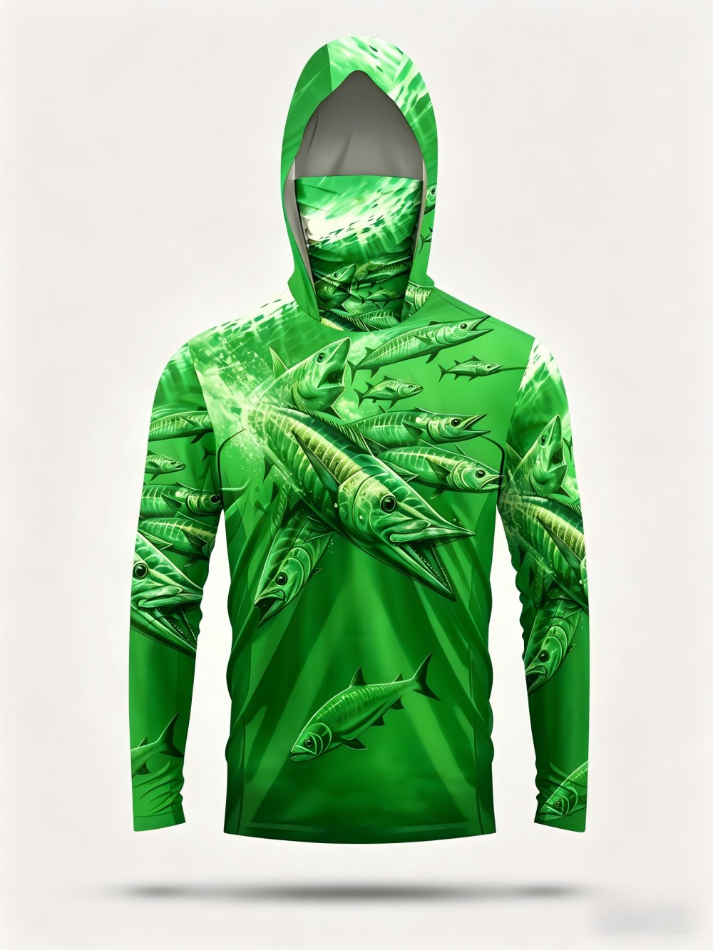 Men's summer fashion fish scho - Summer Clothing Long Sleeve reseña y precio