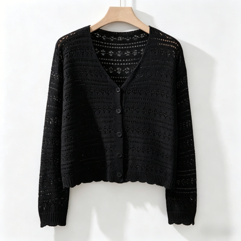 Summer Women Cardigan Button D - Rash Guard Long Sleeve reseña y precio