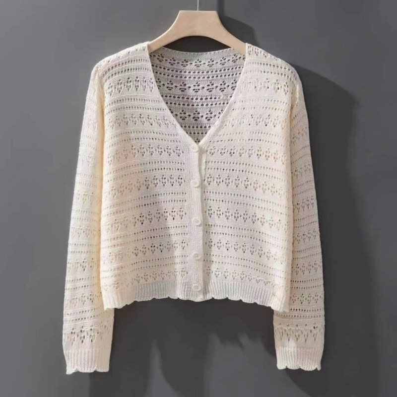 Summer Women Cardigan Button D - Rash Guard Long Sleeve reseña y precio