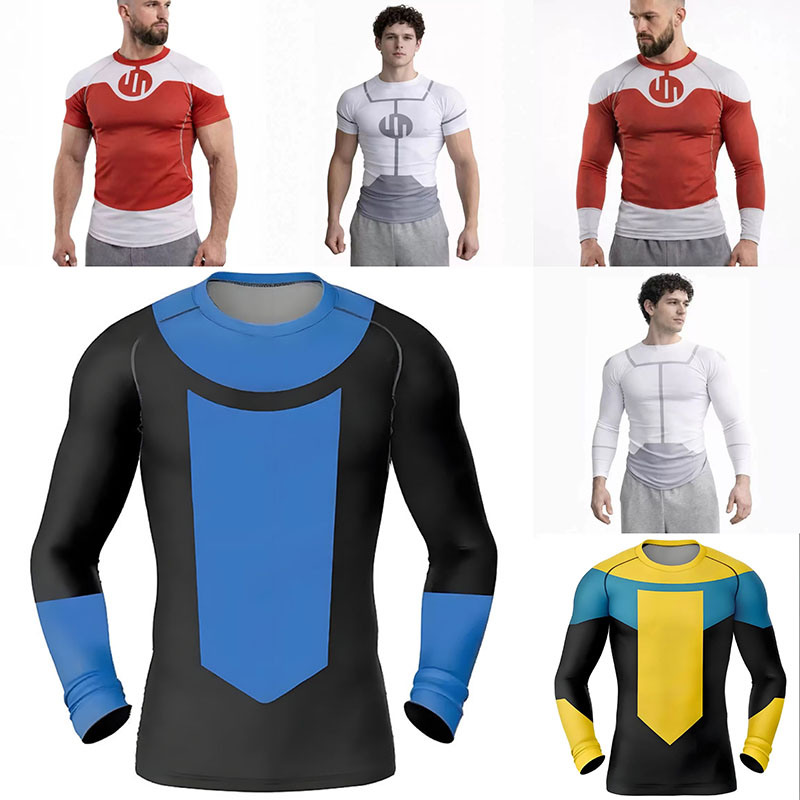 New Invincible Cosplay Rash Gu - Rash Guard Long Sleeve reseña y precio