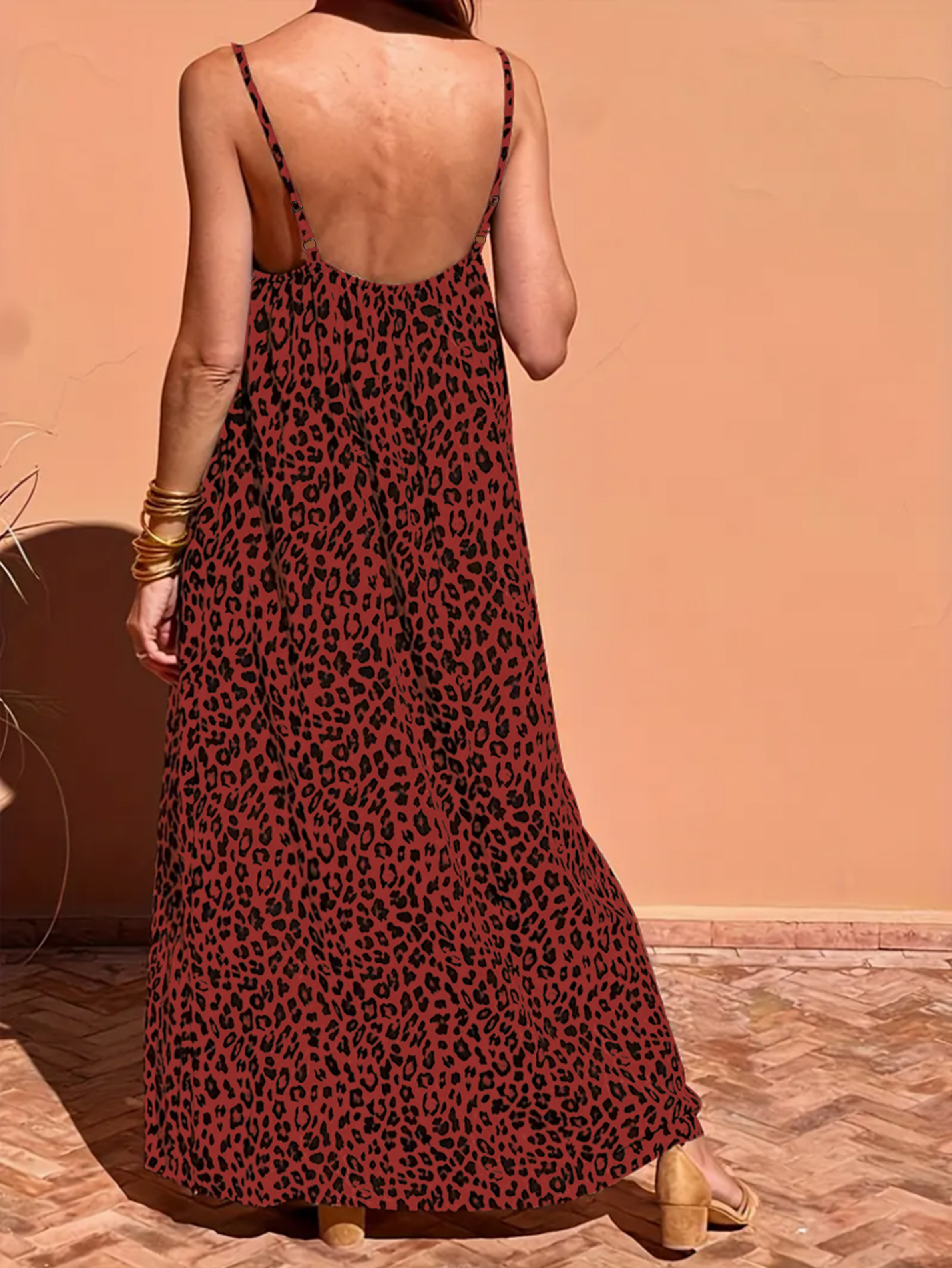 Leopard Print Tank Dress Women - Summer Clothing For 60 Year Old Woman reseña y precio