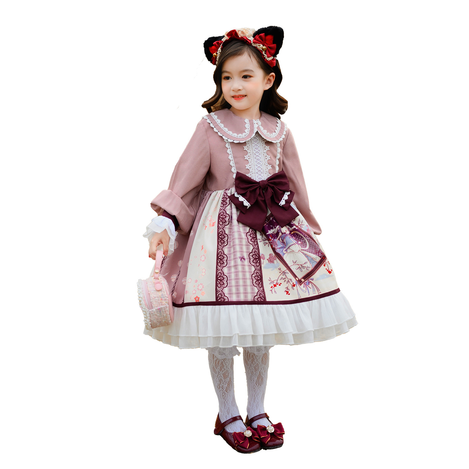 Children's Lolita Clothing Lon - Summer Clothing Set For Girls reseña y precio