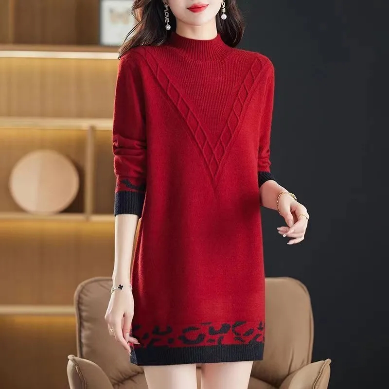 Women Pullover Sweater Half Hi - Summer Jumper Clothing reseña y precio