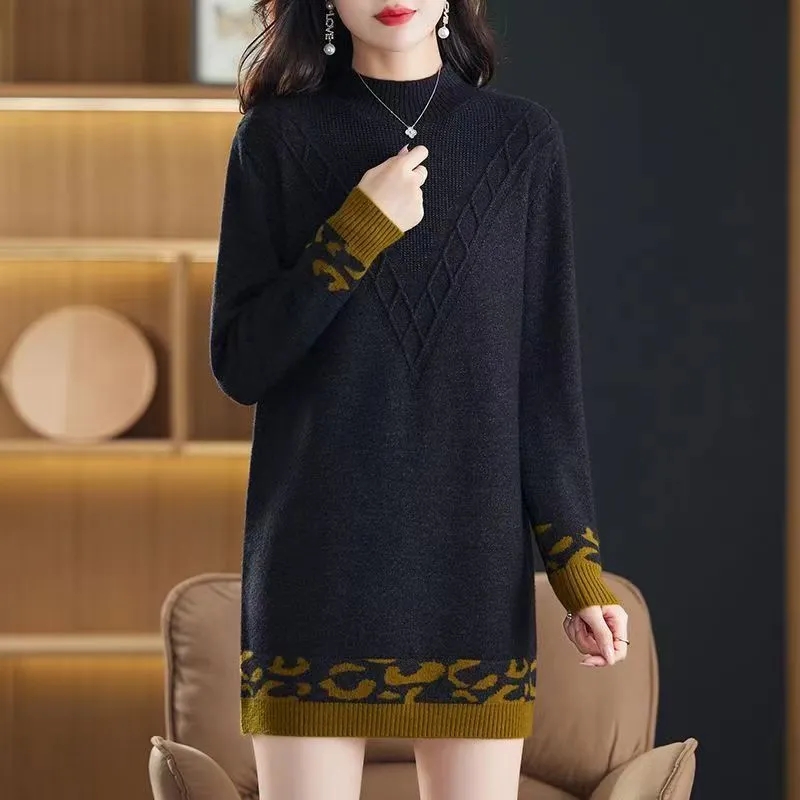 Women Pullover Sweater Half Hi - Summer Jumper Clothing reseña y precio