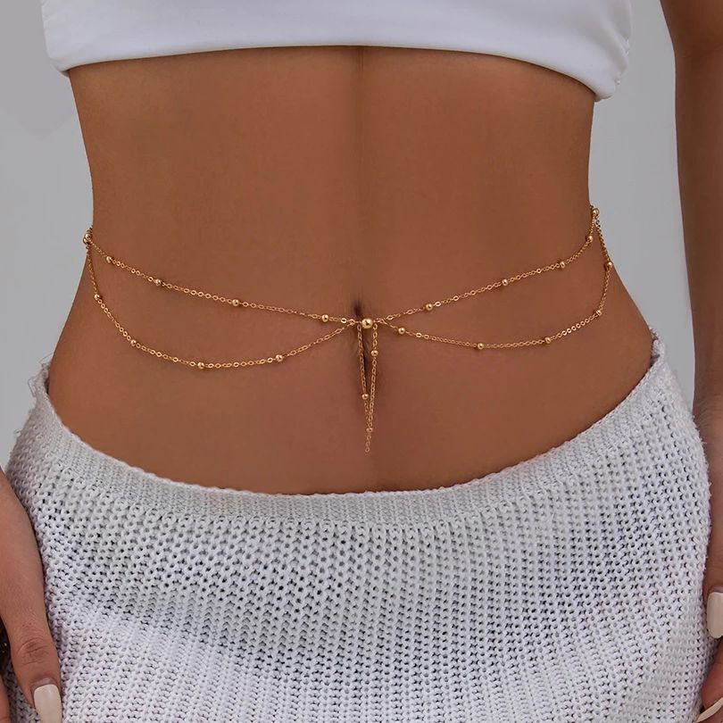 KunJoe Multilayer Gold Color T - Summer Clothing Colors reseña y precio