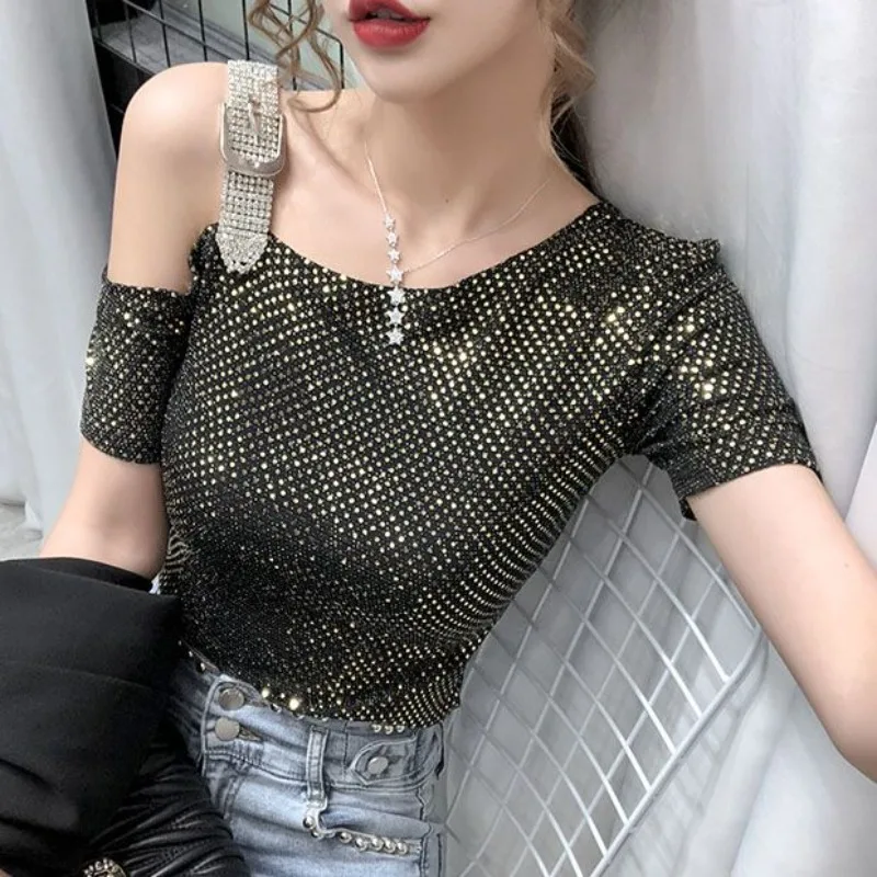 Sexy Off Shoulder T Shirt for  - Summer Clothing Reviews reseña y precio