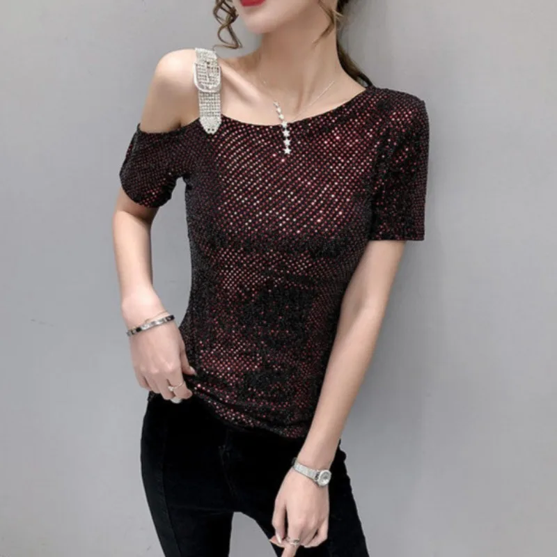 Sexy Off Shoulder T Shirt for  - Summer Clothing Reviews reseña y precio