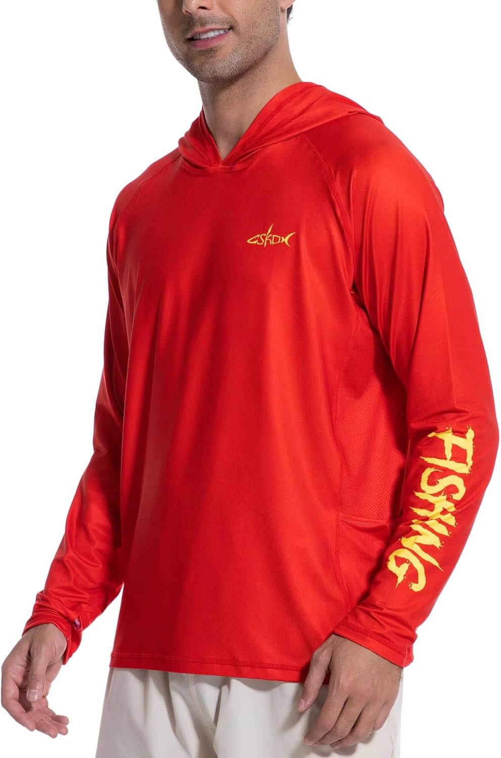 Men's UPF 50+ Fishing Hoodie Q - Rash Guard Long Sleeve reseña y precio