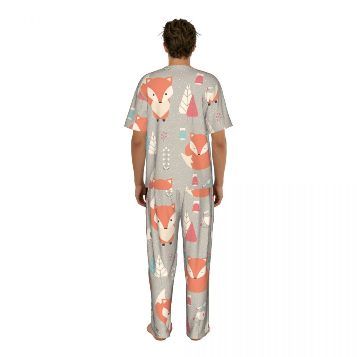 Men Pajamas Suit Short Sleeved - Summer Clothing Long Sleeve reseña y precio