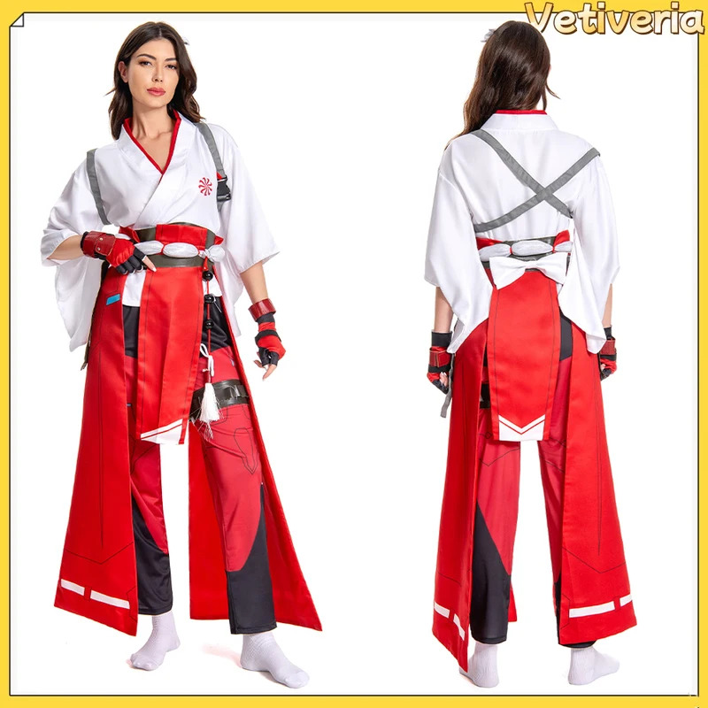 Game OW Kiriko Cosplay Costume - Romper Playsuit Women reseña y precio