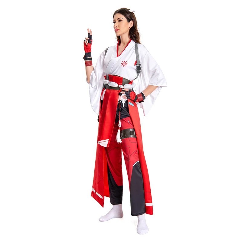 Game OW Kiriko Cosplay Costume - Romper Playsuit Women reseña y precio