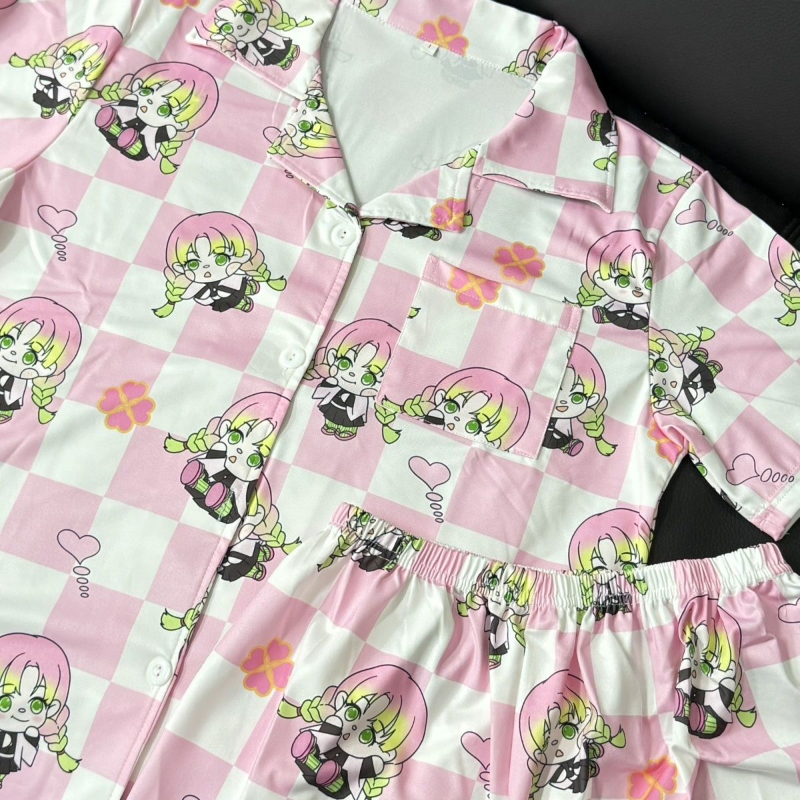 Demon Slayer Sleepwear Cardiga - Summer Clothing Material reseña y precio