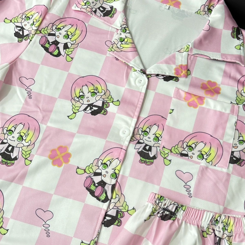 Demon Slayer Sleepwear Cardiga - Summer Clothing Material reseña y precio