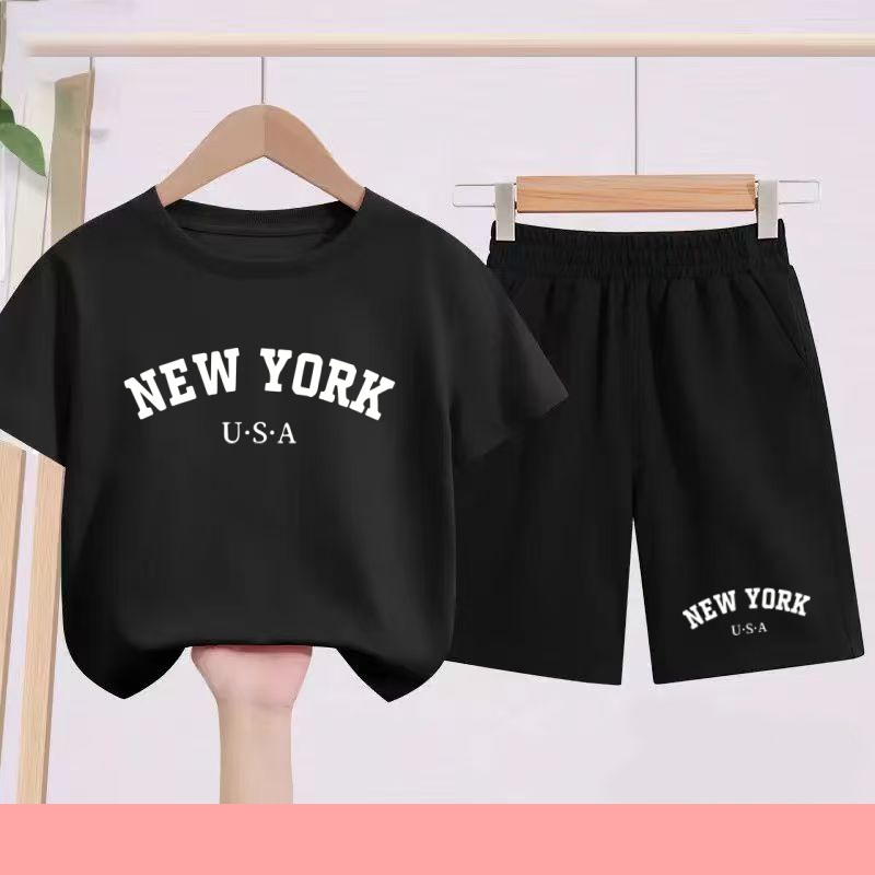Children's Summer T-shirt + Sh - Summer Clothing Images reseña y precio