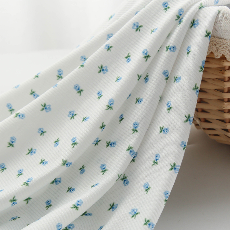 45x140cm Elastic 2X2 Knitted R - Summer Clothing Material reseña y precio