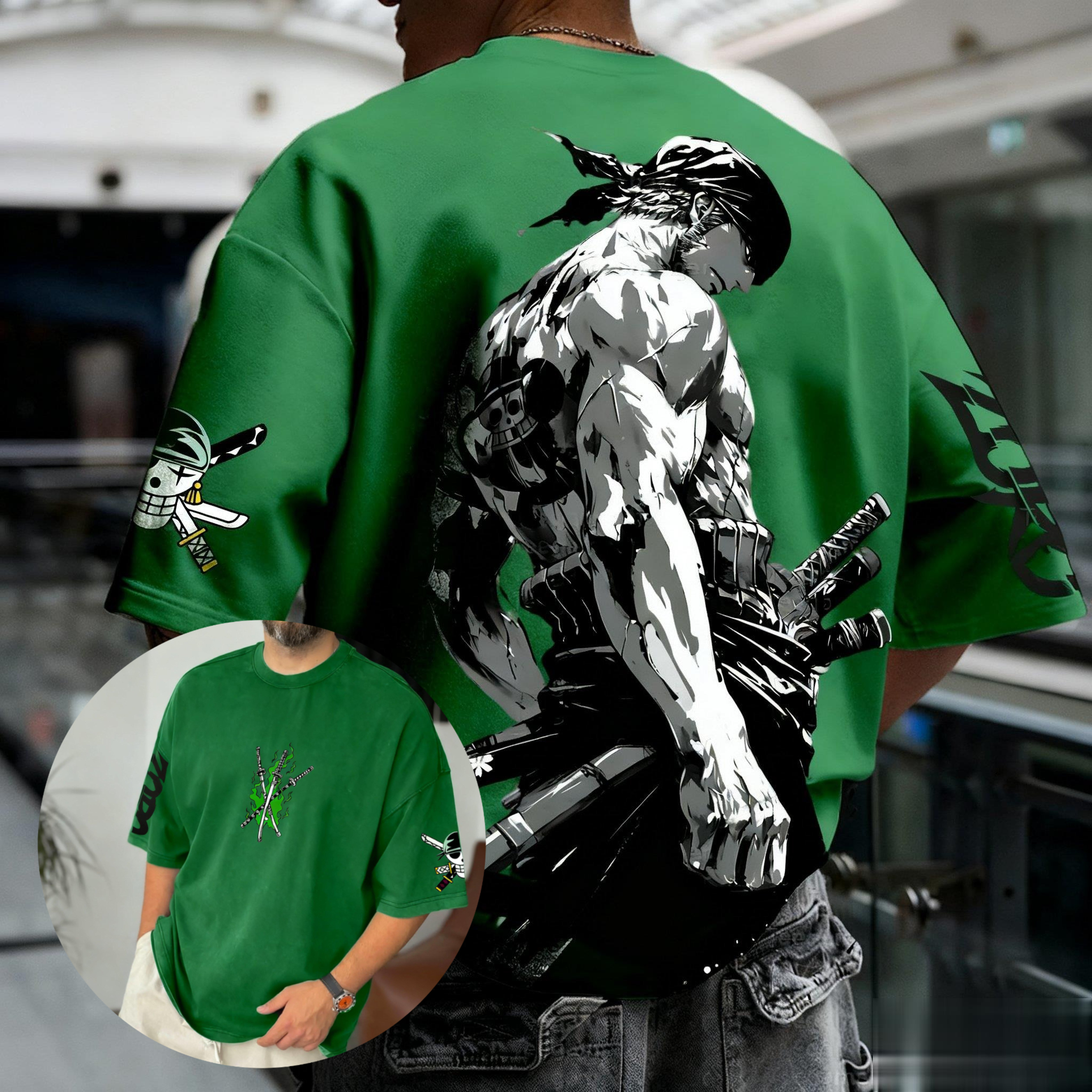 Summer Y2k Anime One Piece Zor - Summer Clothing Men 2025 reseña y precio