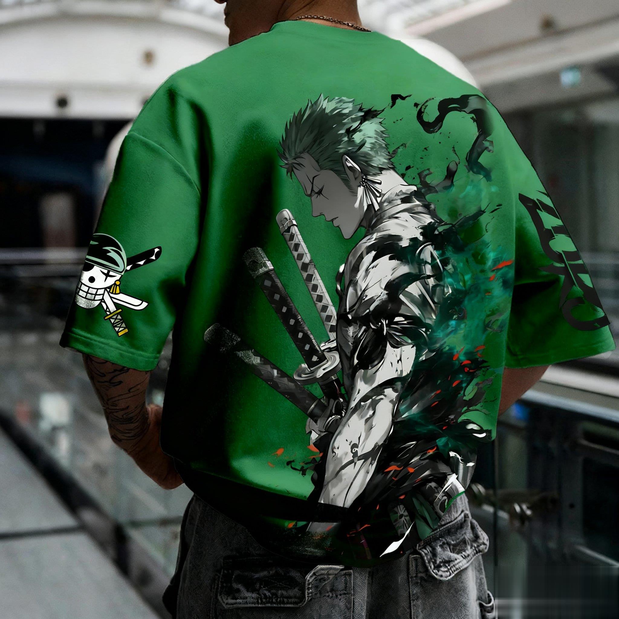 Summer Y2k Anime One Piece Zor - Summer Clothing Men 2025 reseña y precio
