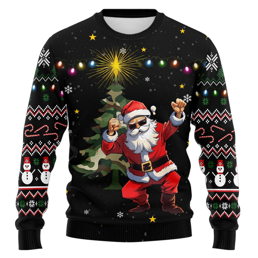 2026 Camo Santa Claus Graphic  - Summer Jumper Clothing reseña y precio