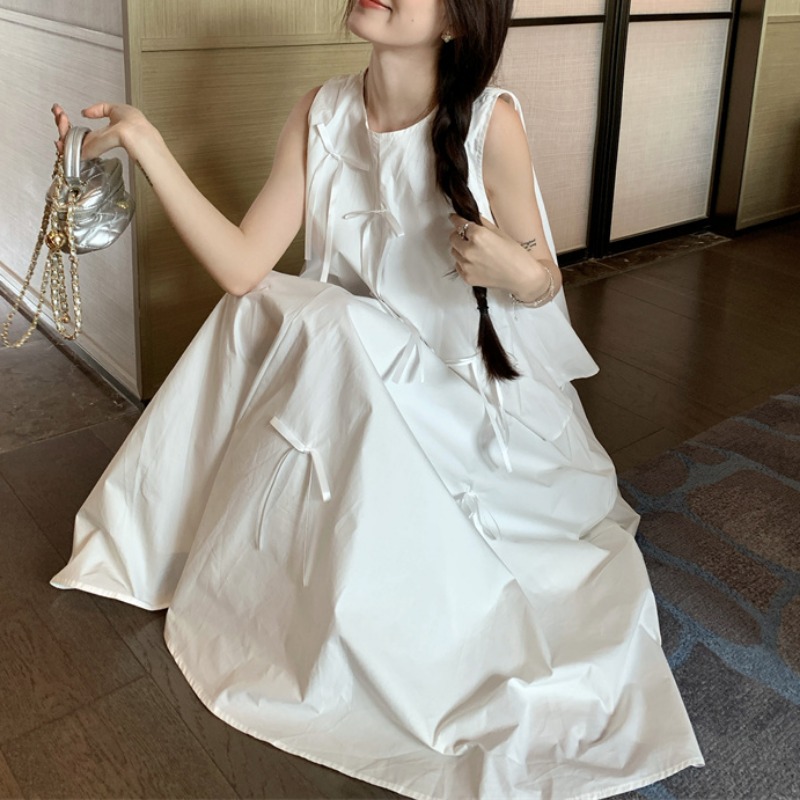 White Dress Sets for Women Bow - Summer Clothing Set For Girls reseña y precio
