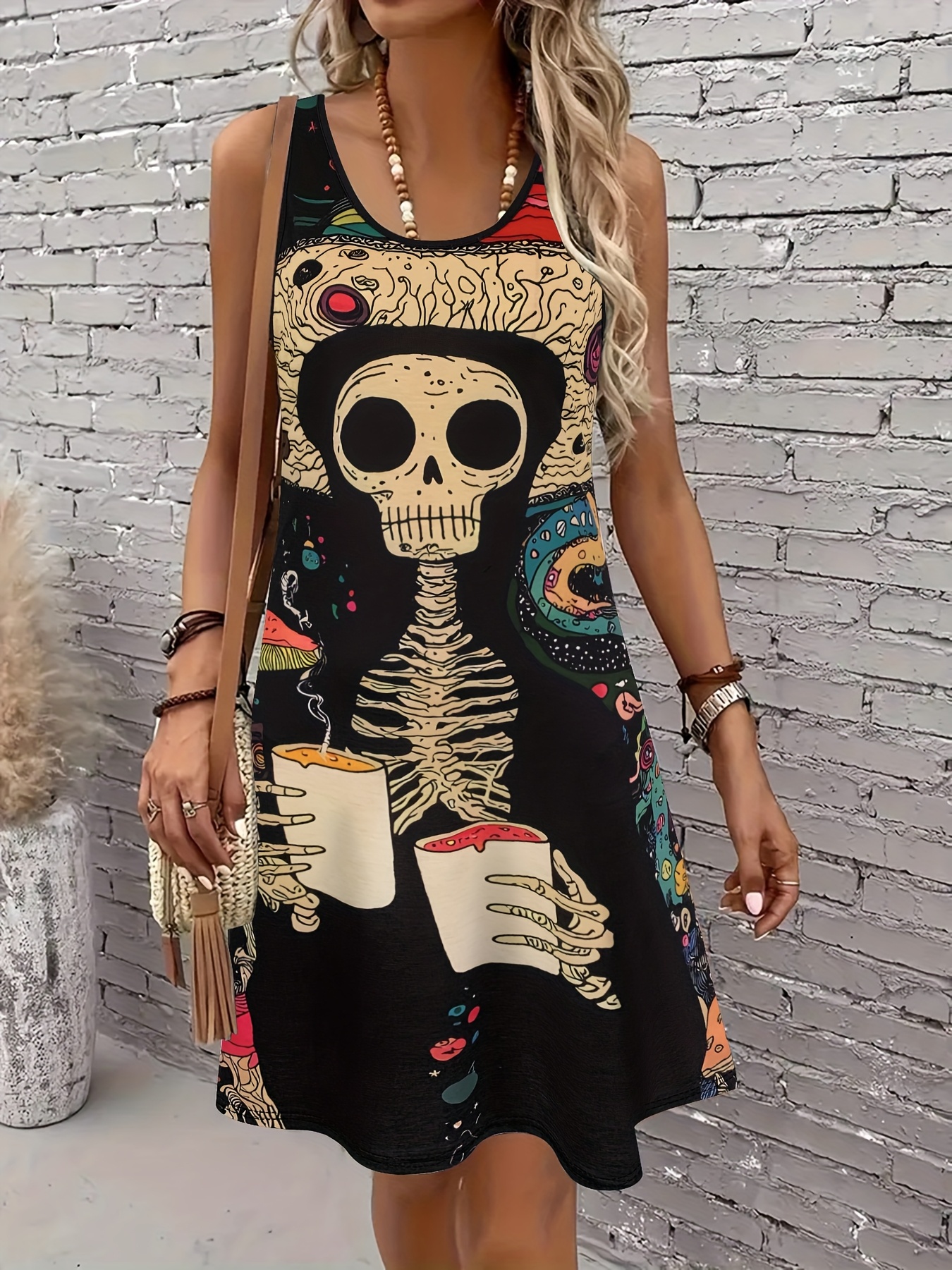 Women'S Gothic Punk Casual Dre - Summer Clothing For 60 Year Old Woman reseña y precio