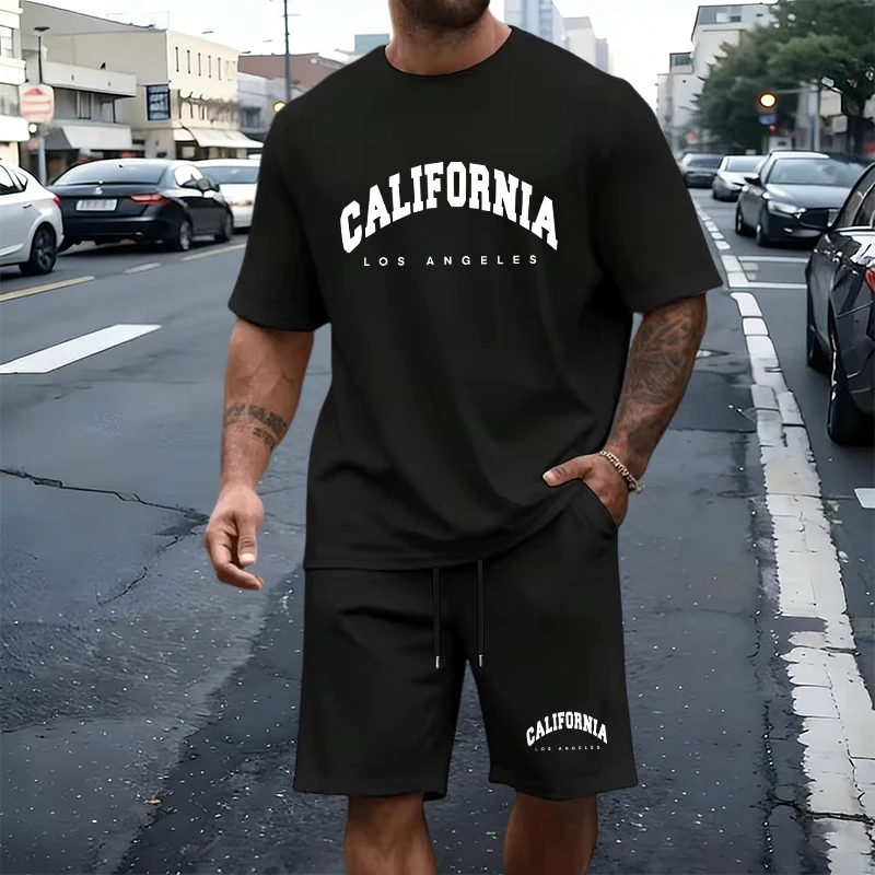 Men's T-Shirt Tracksuit Print  - Summer Clothing For Young Men reseña y precio