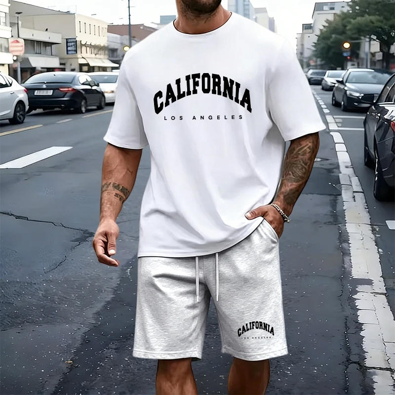 Men's T-Shirt Tracksuit Print  - Summer Clothing For Young Men reseña y precio