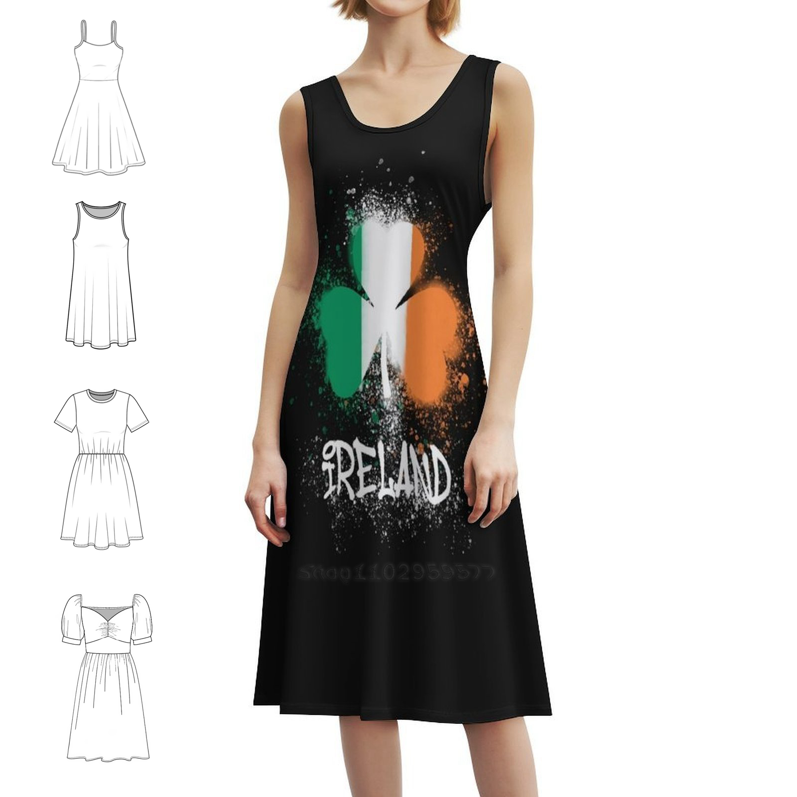 Day Ireland Clover Shamrock Wo - Ireland Summer Clothing reseña y precio